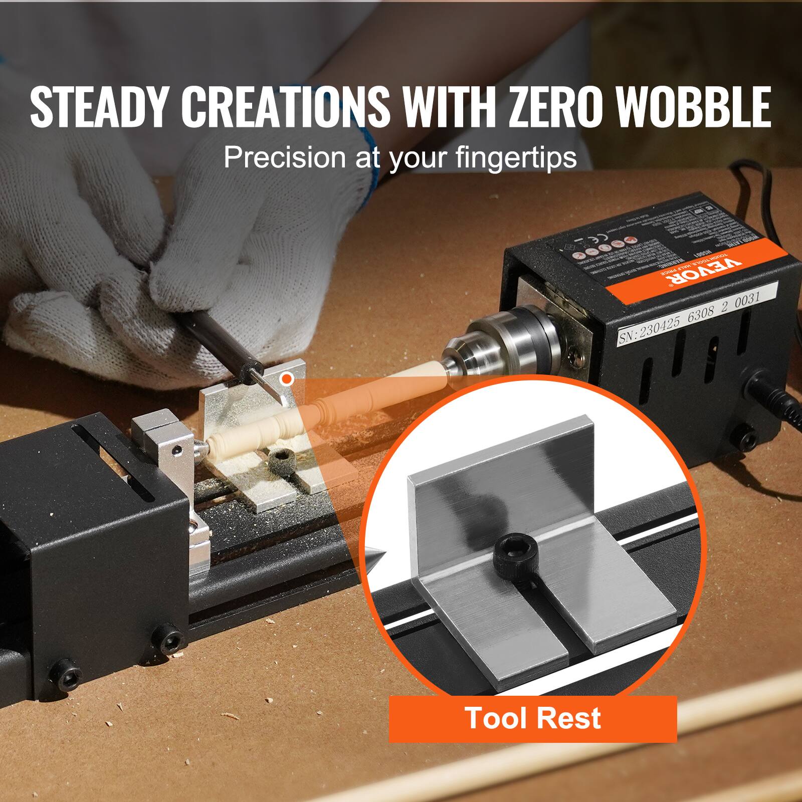 STEADY CREATIONS WITH ZERO WOBBLE  
Precision at your fingertips  

Tool Rest