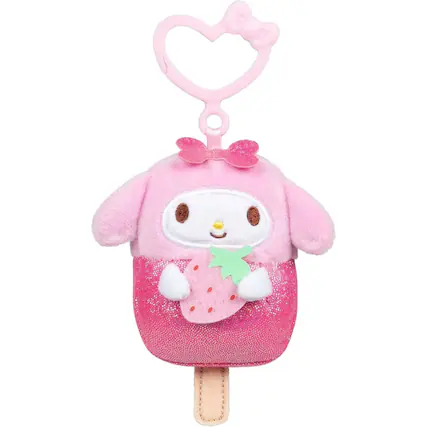 Front. Jazwares - Hello Kitty and Friends: My Melody - 4" Clip-On Plush.