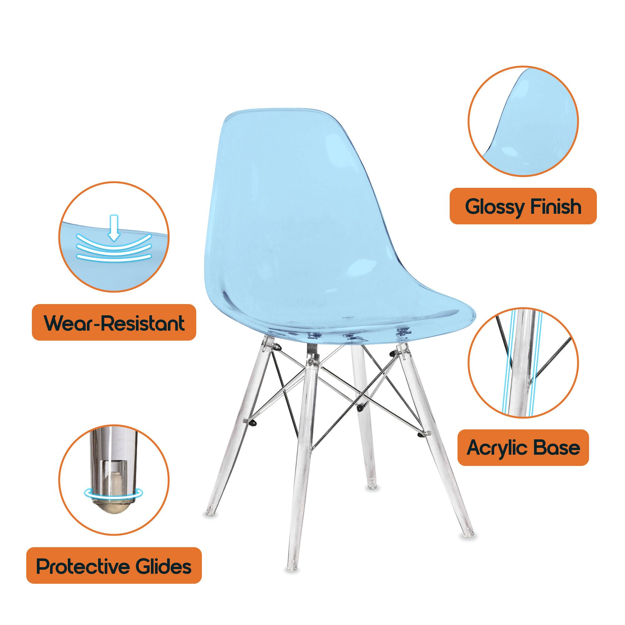 Glossy Finish, Wear-Resistant, Acrylic Base, Protective Glides