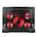 Alt View 7. ENHANCE - Laptop Cooling Stand - 1 x 1264 RPM Fan & 4 x 2630 RPM Fans - 3 Adjustable Height Settings - Up to 17" - Red.