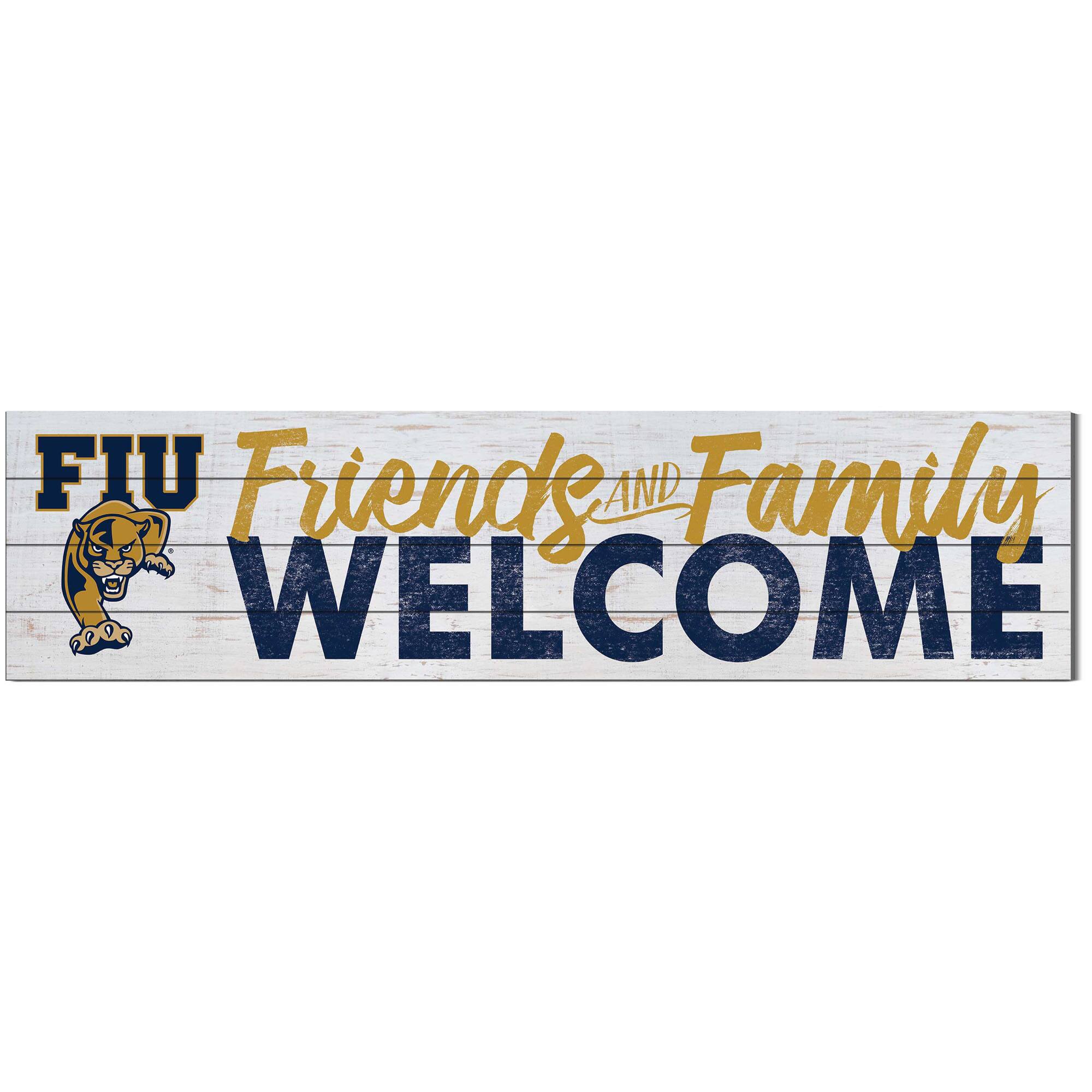 FIU Panthers 10'' x 40'' Friends & Family Welcome Sign