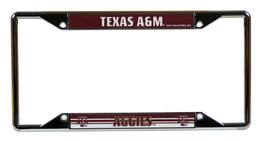 Rico Industries - Texas A&M Aggies Chrome EZ View License Plate Frame - Multi