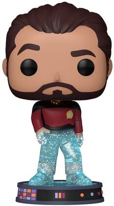 Funko - POP! Plus: Star Trek Transporter - Riker - Collectibles - Multicolor