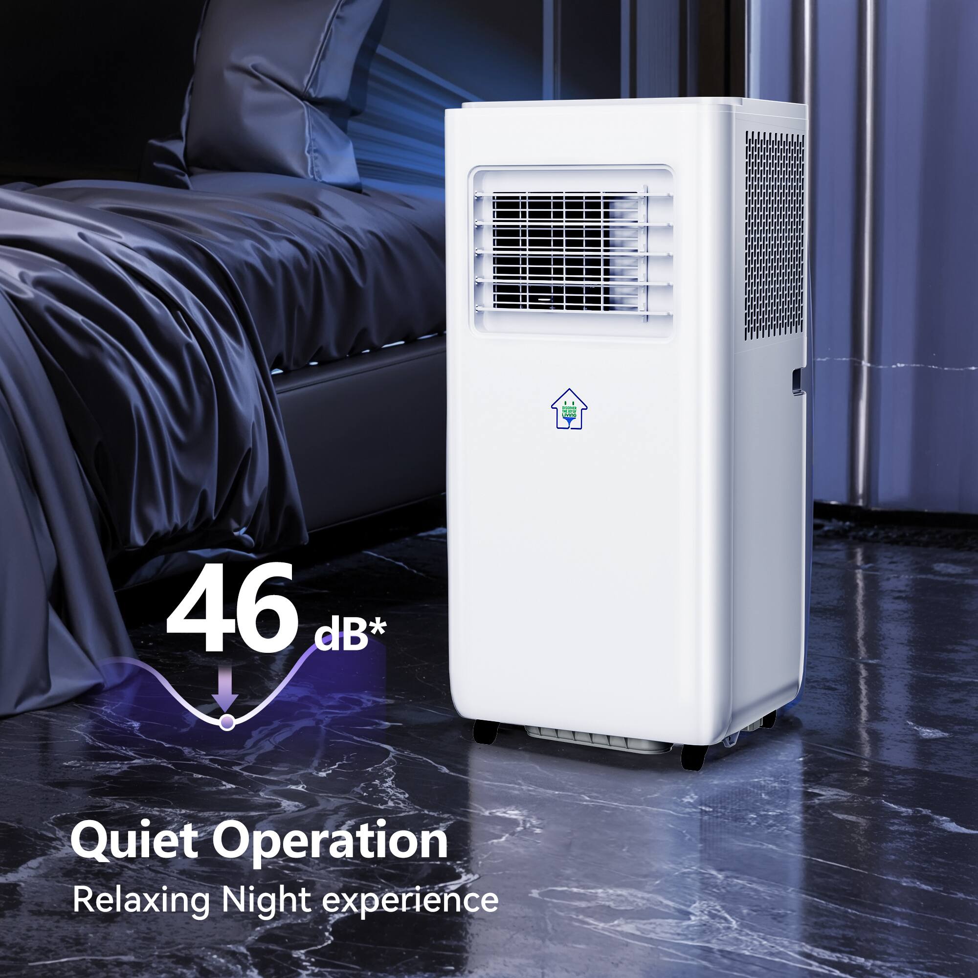 - adidas
- adidas
- 46 dB*
- Quiet Operation
- Relaxing Night experience