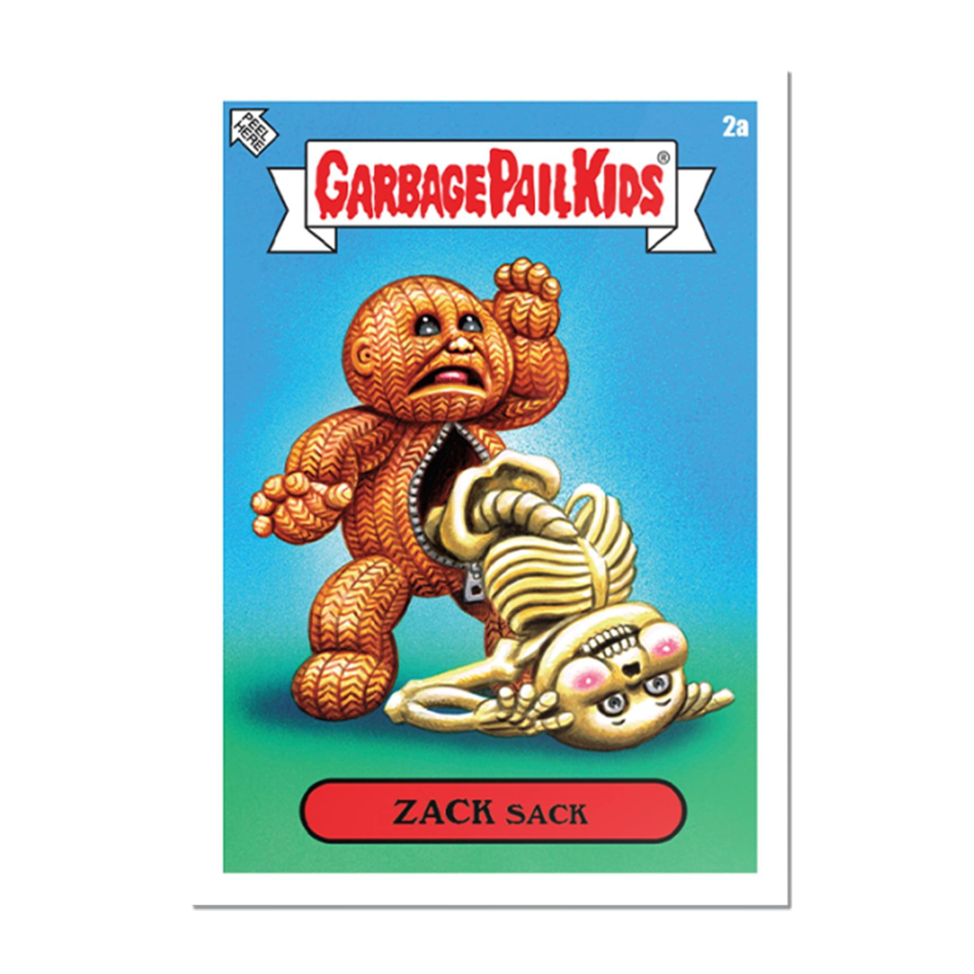 Here Peel 2a Garbage Pail Kids Pail Kids Zack Sack