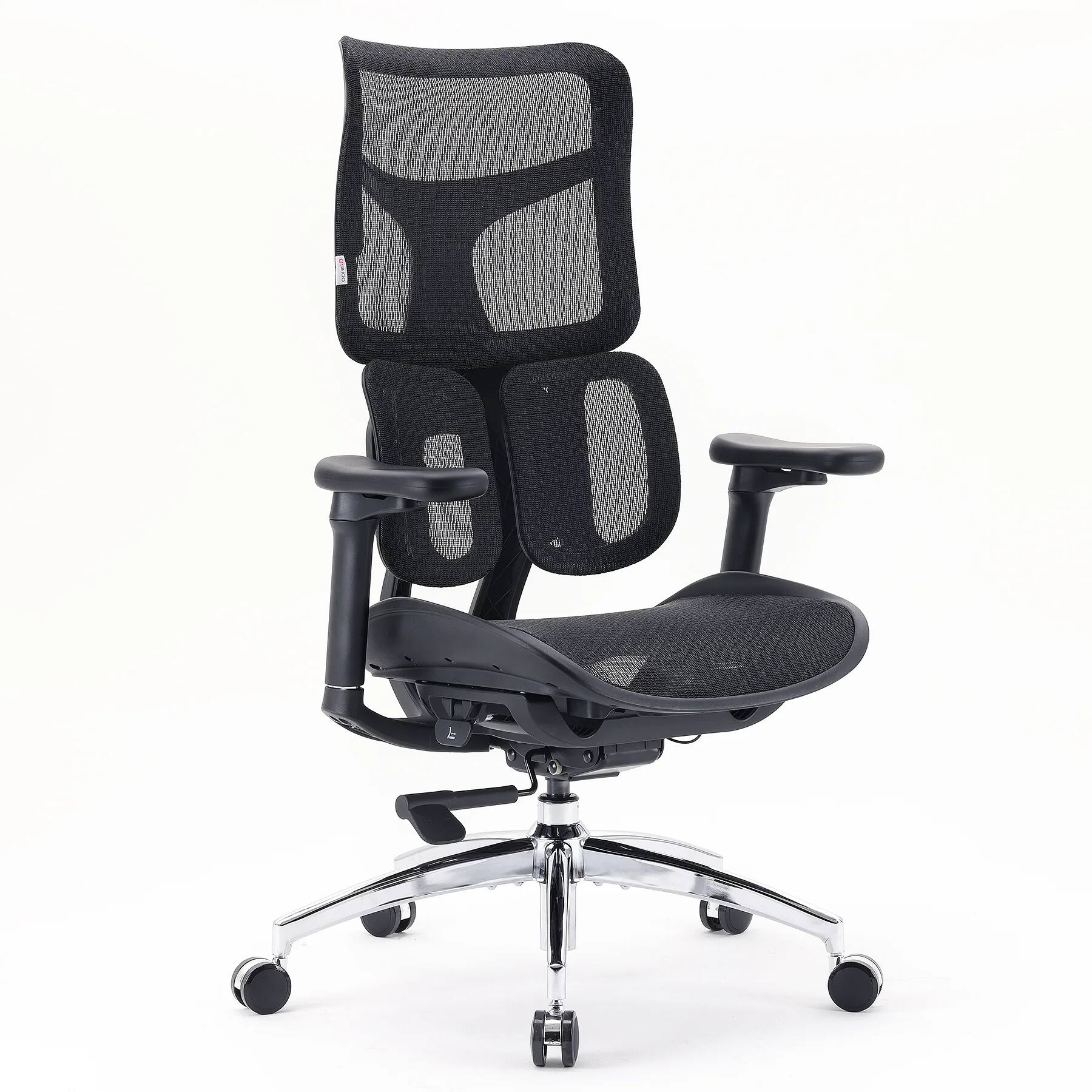 Alt View 5. SIHOO - Doro S100 Ergonomic Office Chair Computer Desk Chair with 3 Back Support Model & Dual Dynamic Lumbar Support - Black.