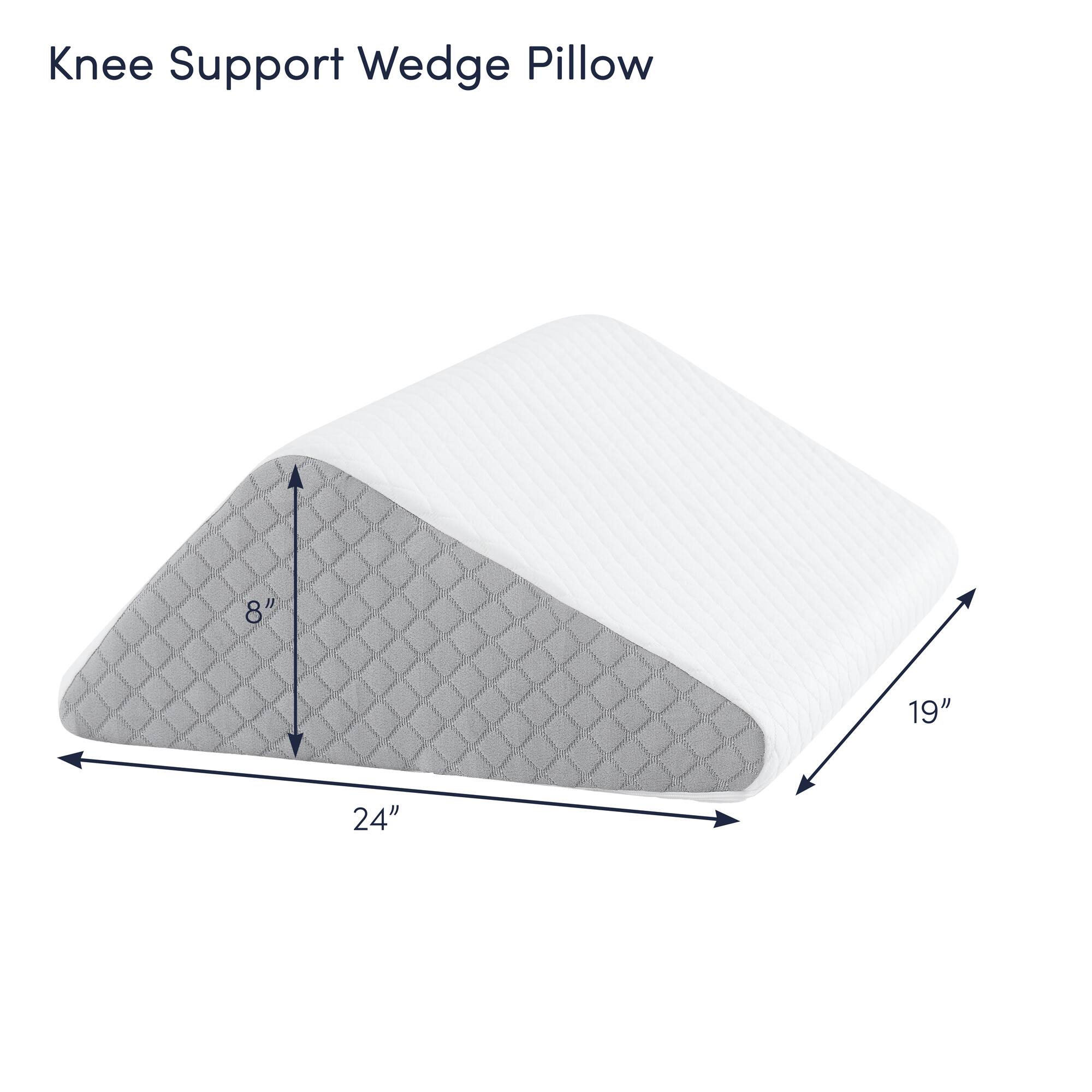 Knee Support Wedge Pillow

8"  
19"  
24"