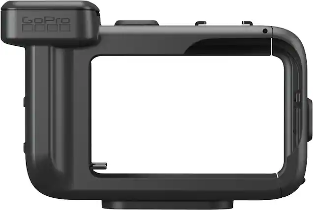 Front. GoPro - Media Mod for GoPro MISSION 1 Series - Black.