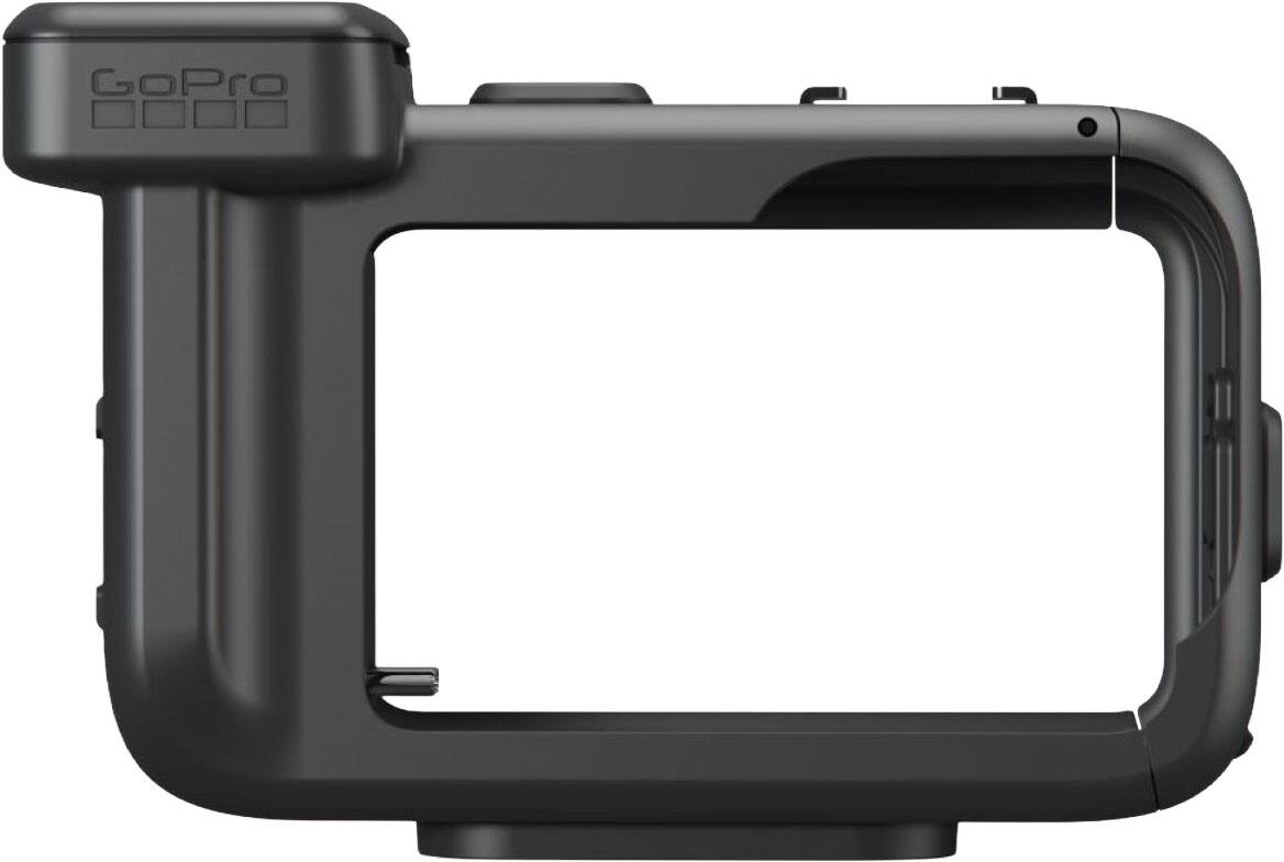 Front. GoPro - Media Mod for GoPro MISSION 1 Series - Black.