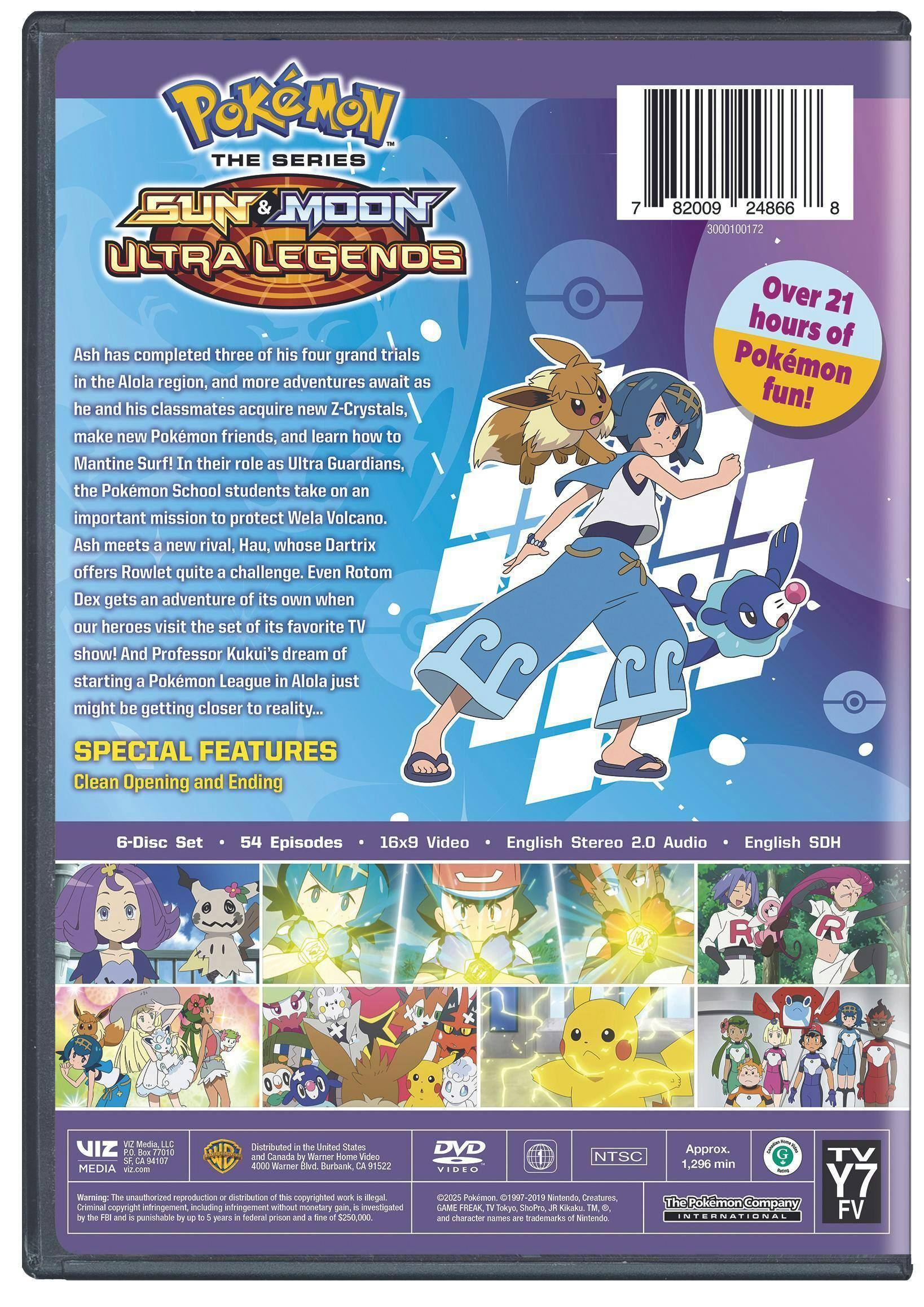 Back. Pokemon: S&M Ultra Legends Compl [DVD].