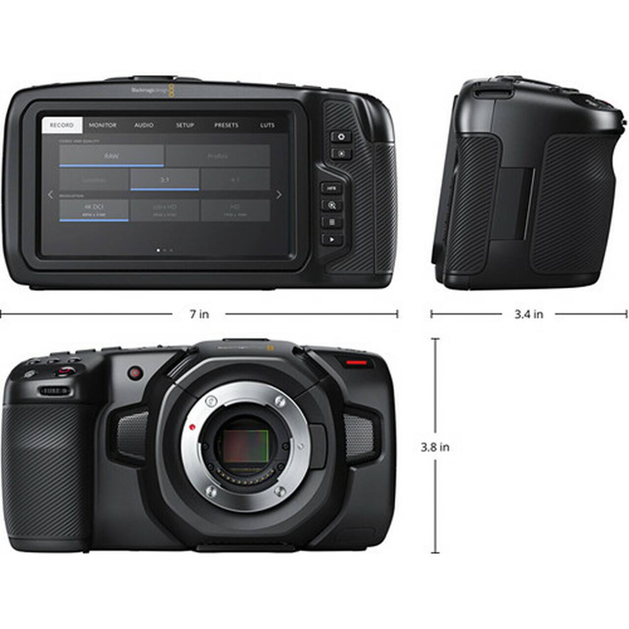 Blackmagic Design Pocket Cinema Camera 4K CINECAMPOCHDMFT4K