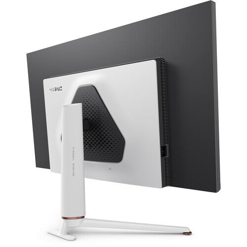 Alt View 4. BenQ - MOBIUZ EX381U 37.5" 4K IPS 144Hz Gaming Monitor 1ms GtG, 1000:1, FreeSync Premium Pro, KVM, HDMI & DisplayPort - White.