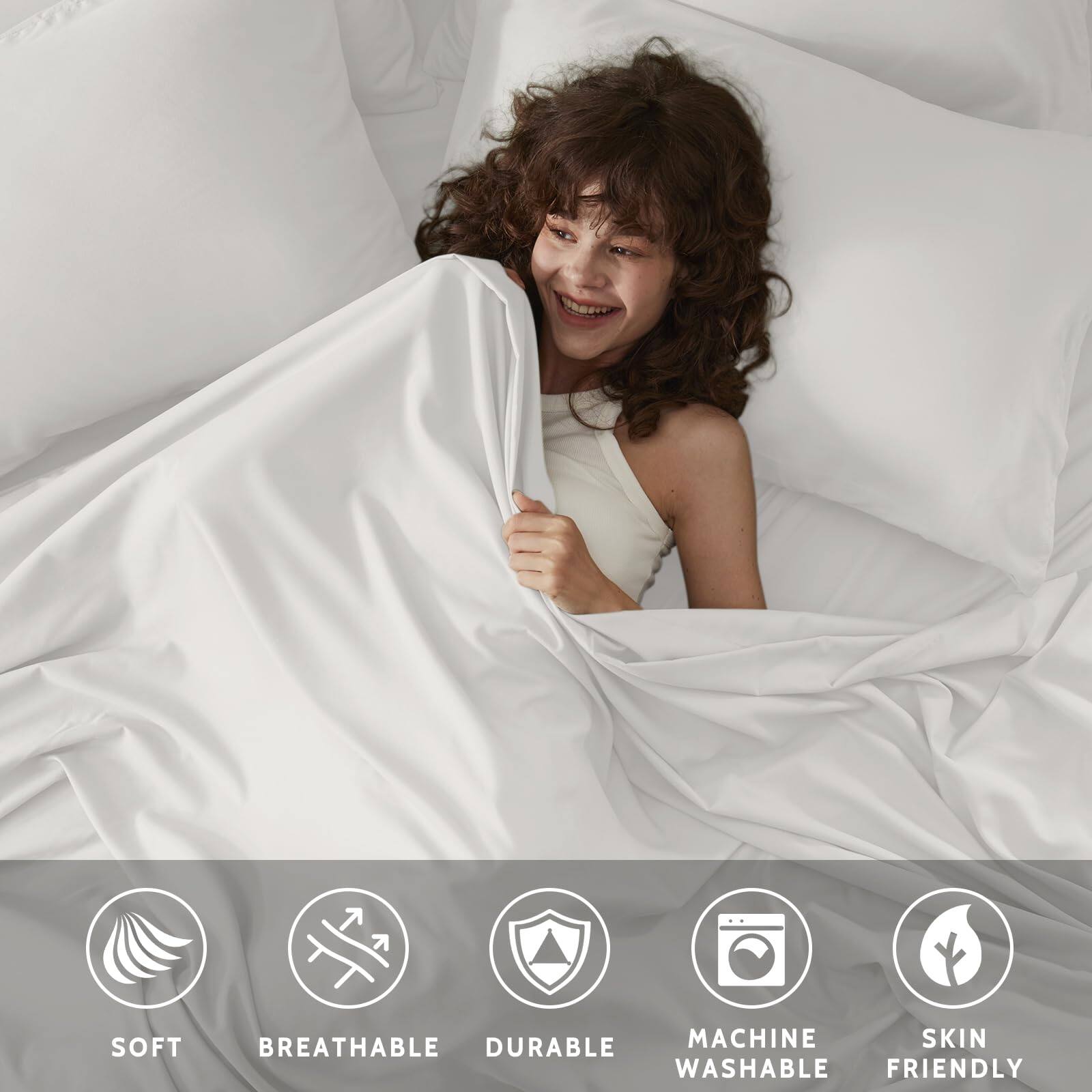 SOFT  
BREATHABLE  
DURABLE  
MACHINE WASHABLE  
SKIN FRIENDLY