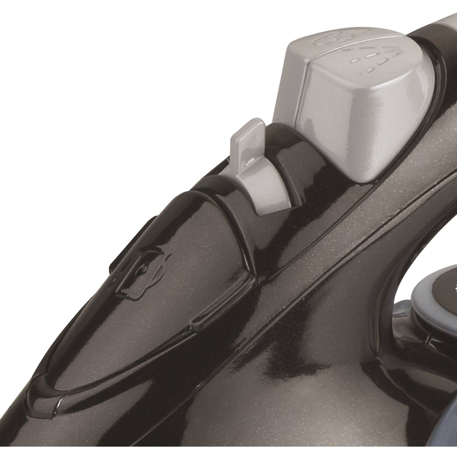 Alt View 1. Brentwood - Full-Size Nonstick Steam Iron - Black.