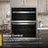 Voice Control
Control your kitchen using Google Assistant or an Alexa-enabled device.*
*Appliance must be set to remote enable. WiFi & App Required. Features subject to change. Details and privacy info at whirlpool.com/connect.
**Model WOEC5030LZ shown in Stainless Steel
