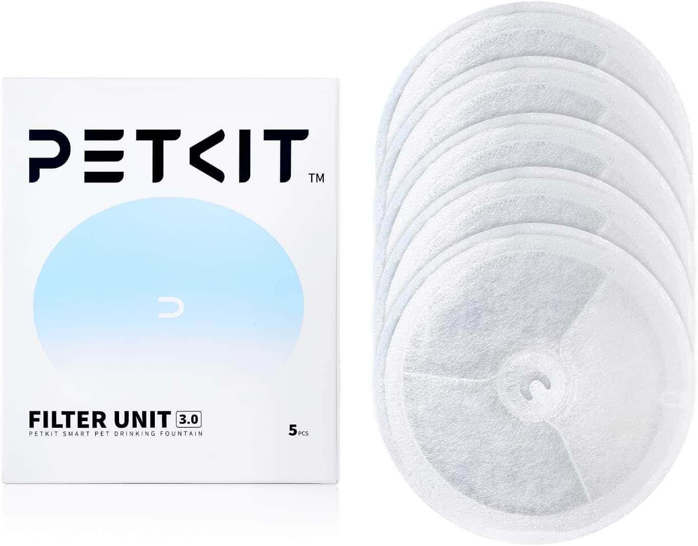 Petkit - Fountain Filter Unit 3.0 (5pcs) - White - Front_Zoom