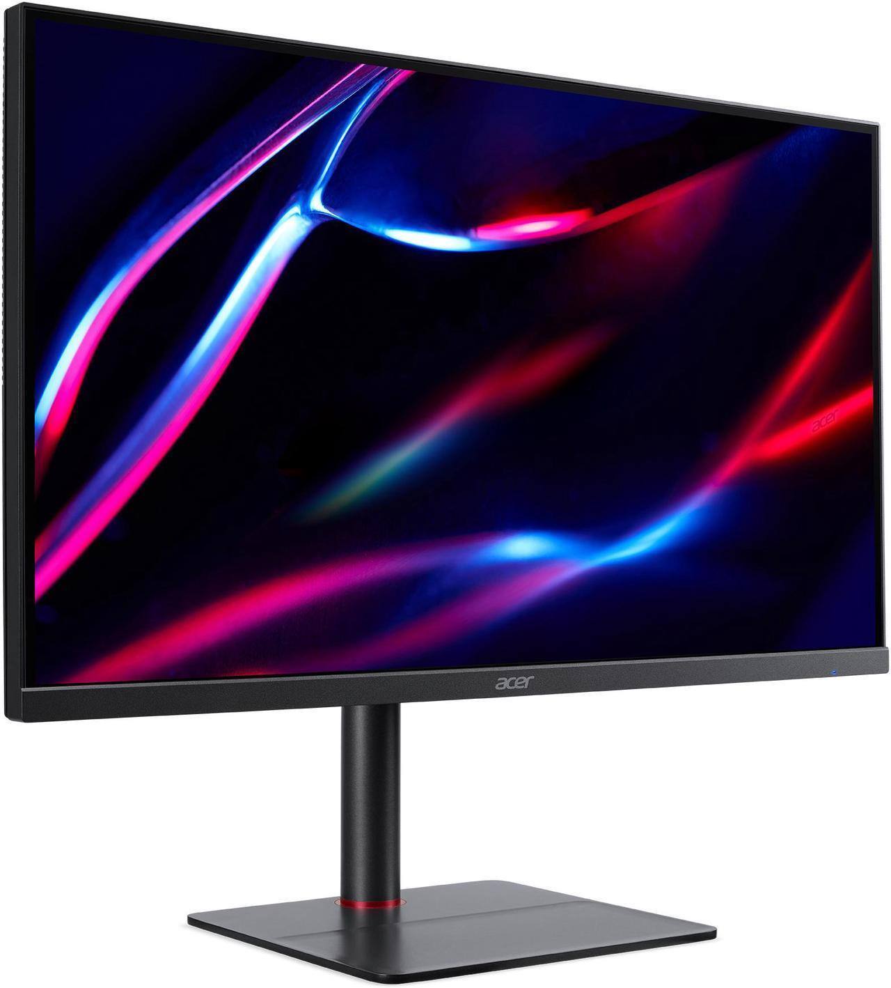 Angle. Acer - Nitro XV275U VYMIPRUZX 27" LCD Monitor 160Hz WQHD 2560x1440 1ms Response Time - Gray.