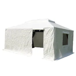 Loheer - 12x16 Gazebo Cover for Hardtop Gazebos, Waterproof Winter Gazebo Cover with Sidewalls and Mesh Windows