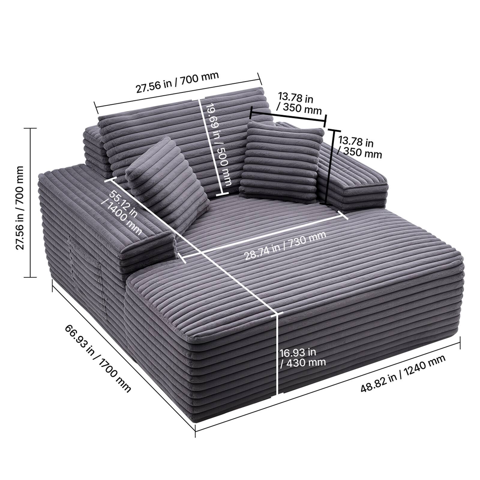 - 27.56 in / 700 mm
- 13.78 in / 350 mm
- 13.78 in / 350 mm
- 28.74 in / 730 mm
- 16.93 in / 430 mm
- 48.82 in / 1240 mm
- 66.93 in / 1700 mm
- 55.12 in / 1400 mm
- 19.69 in / 500 mm
- 27.56 in / 700 mm
