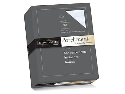 Southworth - 8.5" x 11" Specialty Paper, 24 lbs., 100 Brightness, 500/Box - Blue