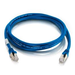 C2G - 757120006770 6-feet CAT6a Ethernet Network Patch Cable - Snagless - Shielded (STP) - 1x RJ-45 Male - 1x RJ-45 Male - 10G - Blue