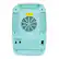 Alt View 3. Emerson - Emerson EFC-5000 Portable Mini Fridge Cooler for 6 Cans, Compact 4L Capacity - Turquoise.