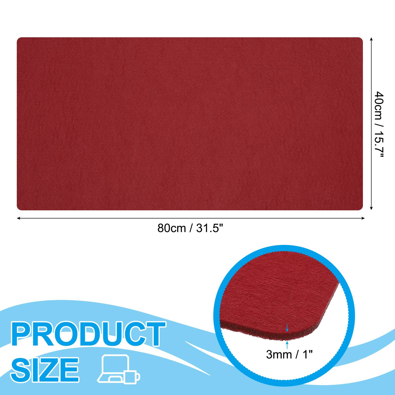 40cm / 15.7"  
80cm / 31.5"  
PRODUCT SIZE  
3mm / 1"