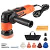 Front. VEVOR - Car Buffer Polisher, 1.2"/2"/3" Rotary Polisher Buffer, 600W 6 Variable Speeds 1000-4500RPM Car Polisher Waxer Kit - Orange, Black.