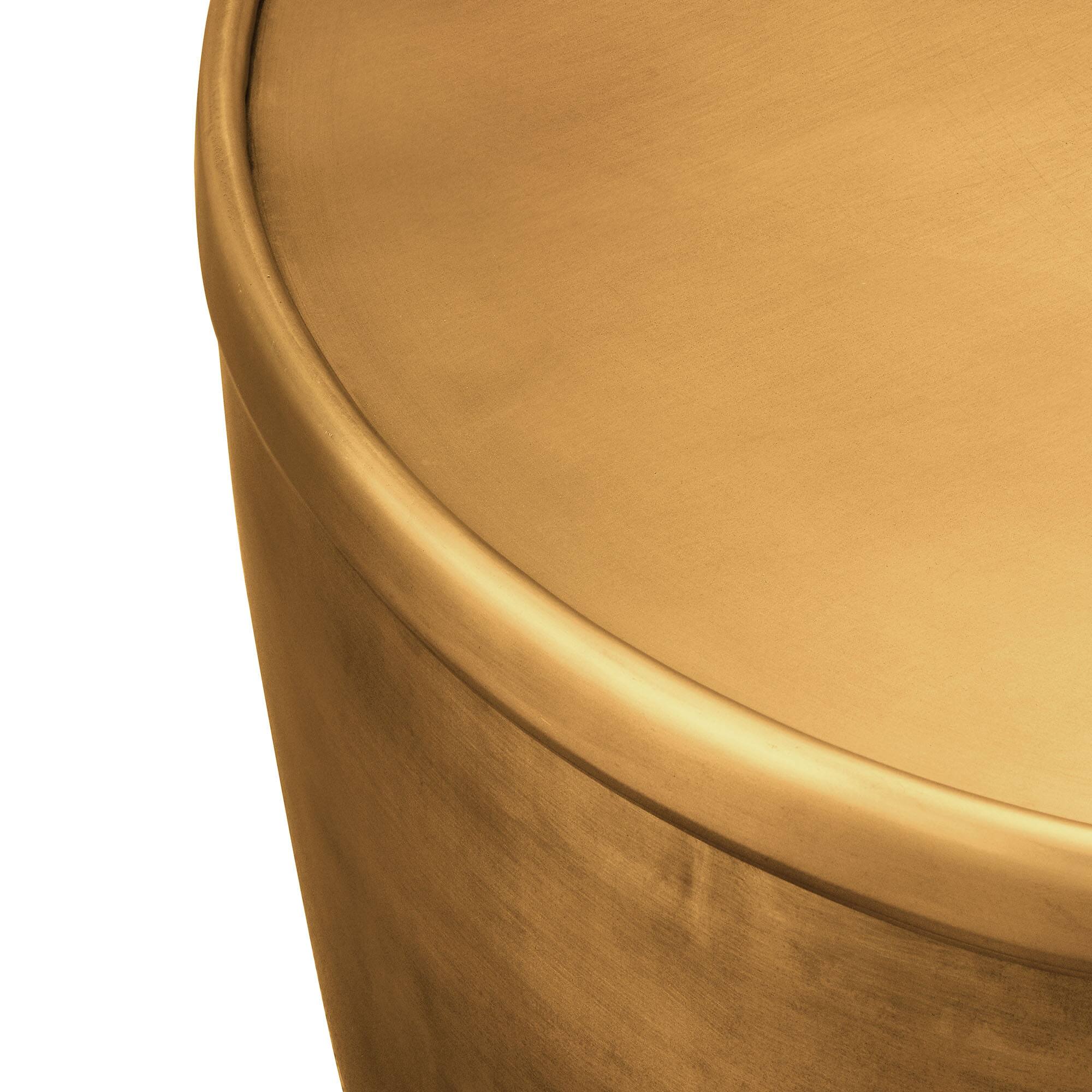 Alt View 6. Modway - Viora Metal Storage Side Table by Modway - Burnished Brass.