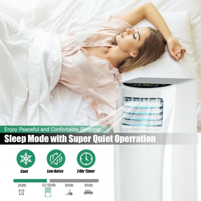 Enjoy Peaceful and Comfortable Sleeping Sleep Mode with Super Quiet Operation Cool Low Noise 24hr Timer 20db 52-56db 80db 90db