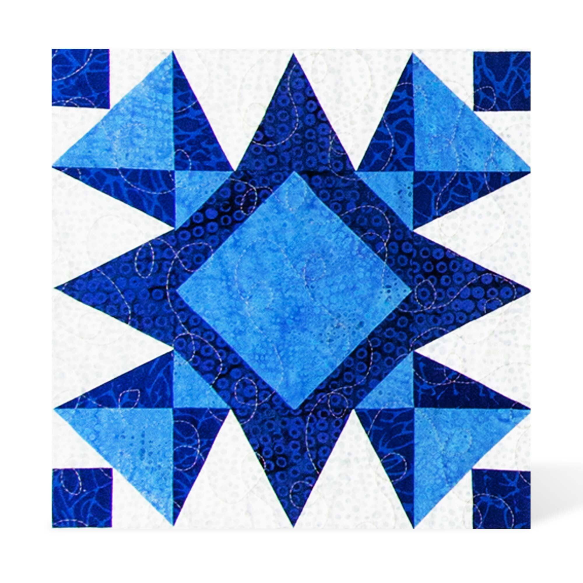 Alt View 2. AccuQuilt - GO! Odette Block-11 Finished Die by Kaye England - Multicolor.