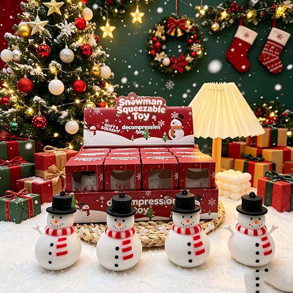 Snowman Squeezable Toy SOFTL decompression SQUISHY toy
