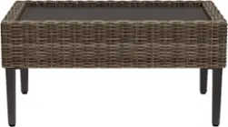 Yardbird® - Harriet Outdoor Coffee Table - Gray/Brown - Front_Zoom