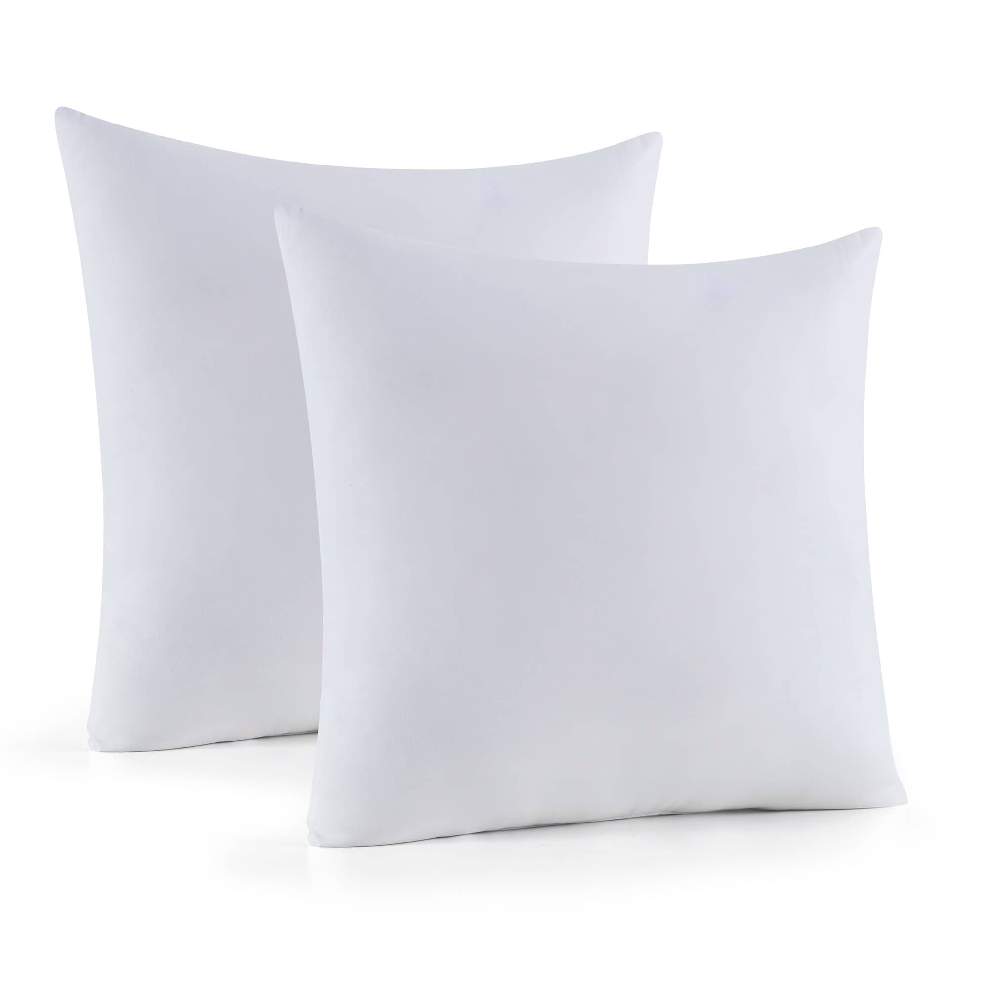 Sweet Home Collection - Down Alternative Throw Pillow Inserts - 2PK, 20-Inch - White