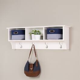 Prepac - White Entryway Cubbie Shelf - White