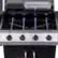 Char-Broil Performance grill with four blue burners.