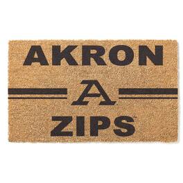 Jardine - Akron Zips 18" x 30" Team Logo Doormat - Brown