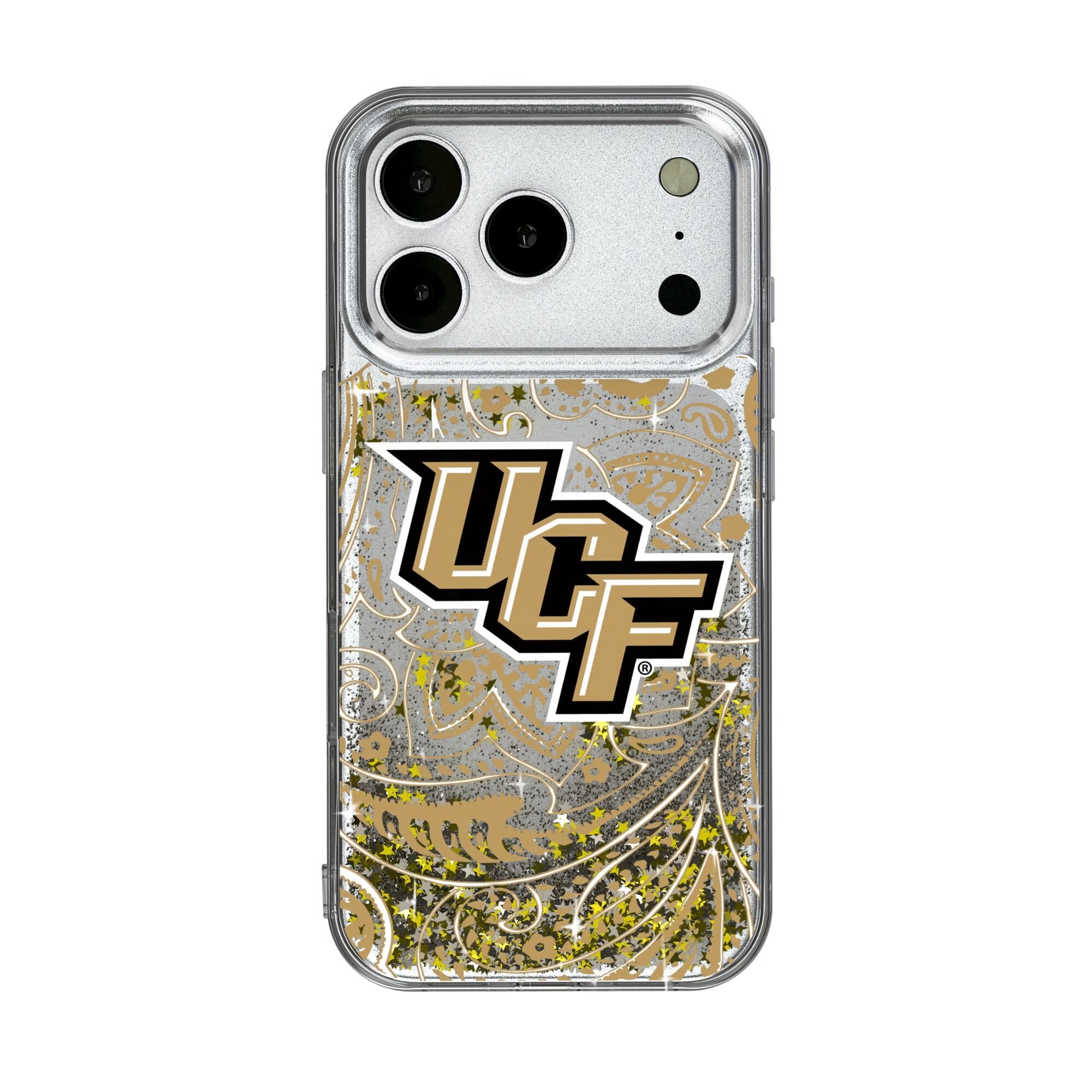 Keyscaper - NCAA - UCF Knights iPhone Glitter Paisley Design Case - 17 Pro Max - Multicolor price history on PriceWatchPro