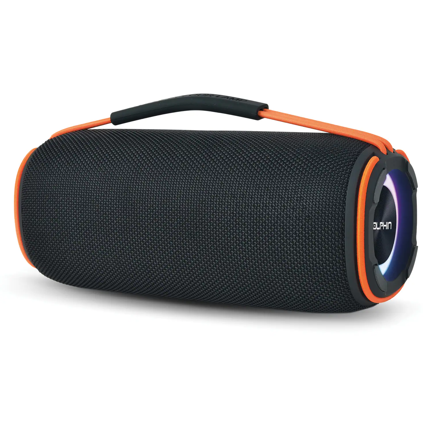 Front. Dolphin - Dolphin Audio Dr-60 Dr-60 Diver Sport 30-watt-continuous-power Bluetooth Waterproof Portable Speaker With Lights - Black.