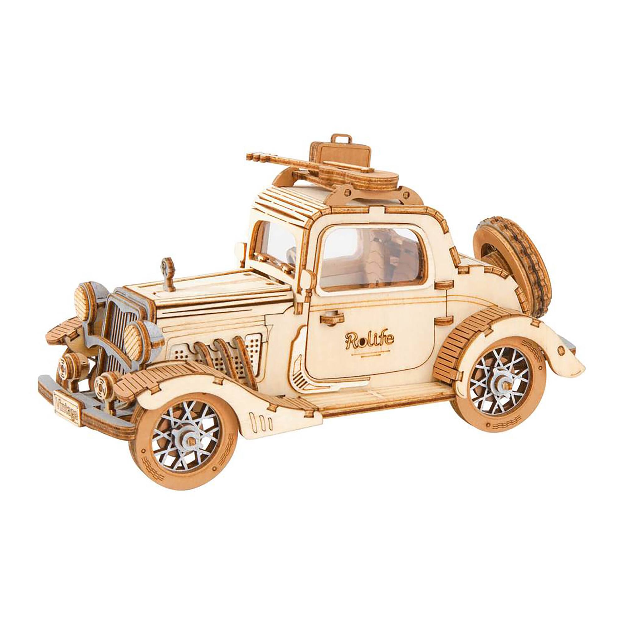 Front. 3D Puzzle - DIY 3D Puzzle - Vintage Car - 164pcs.