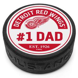 Mustang Drinkware - Detroit Red Wings #1 Dad Puck - Multicolor
