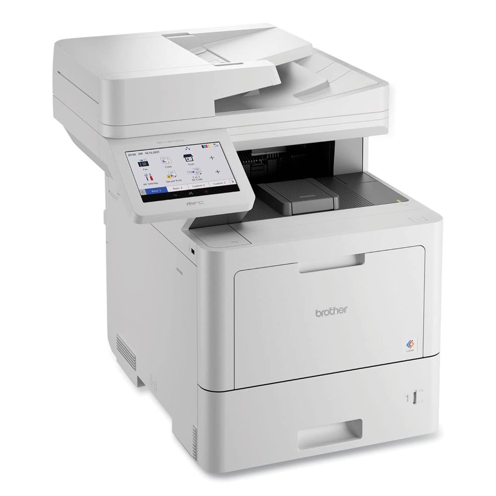 Brother - MFCL9610CDN 7 in. Touchscreen Copy/Fax/Print/Scan Enterprise Color Laser All-in-One Printer - Gray