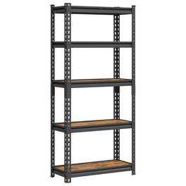 Songmics Home - 5-Tier Storage Shelves, Load 2310 lb, Garage Storage, Boltless Assembly, Adjustable Shelving Unit - Black and Rustic Brown