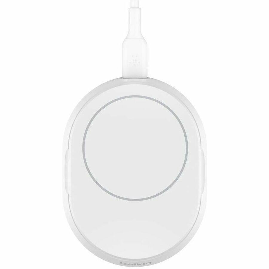 Alt View 2. Belkin - Belkin BoostCharge Pro Convertible Magnetic Wireless Charging Stand with Qi2 15W - For Qi2-enabled Device, iPhone - White.