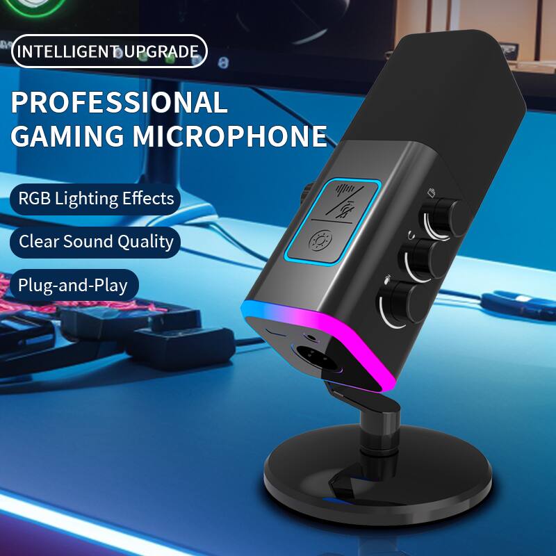 INTELLIGENT UPGRADE

PROFESSIONAL GAMING MICROPHONE

- RGB Lighting Effects
- Clear Sound Quality
- Plug-and-Play