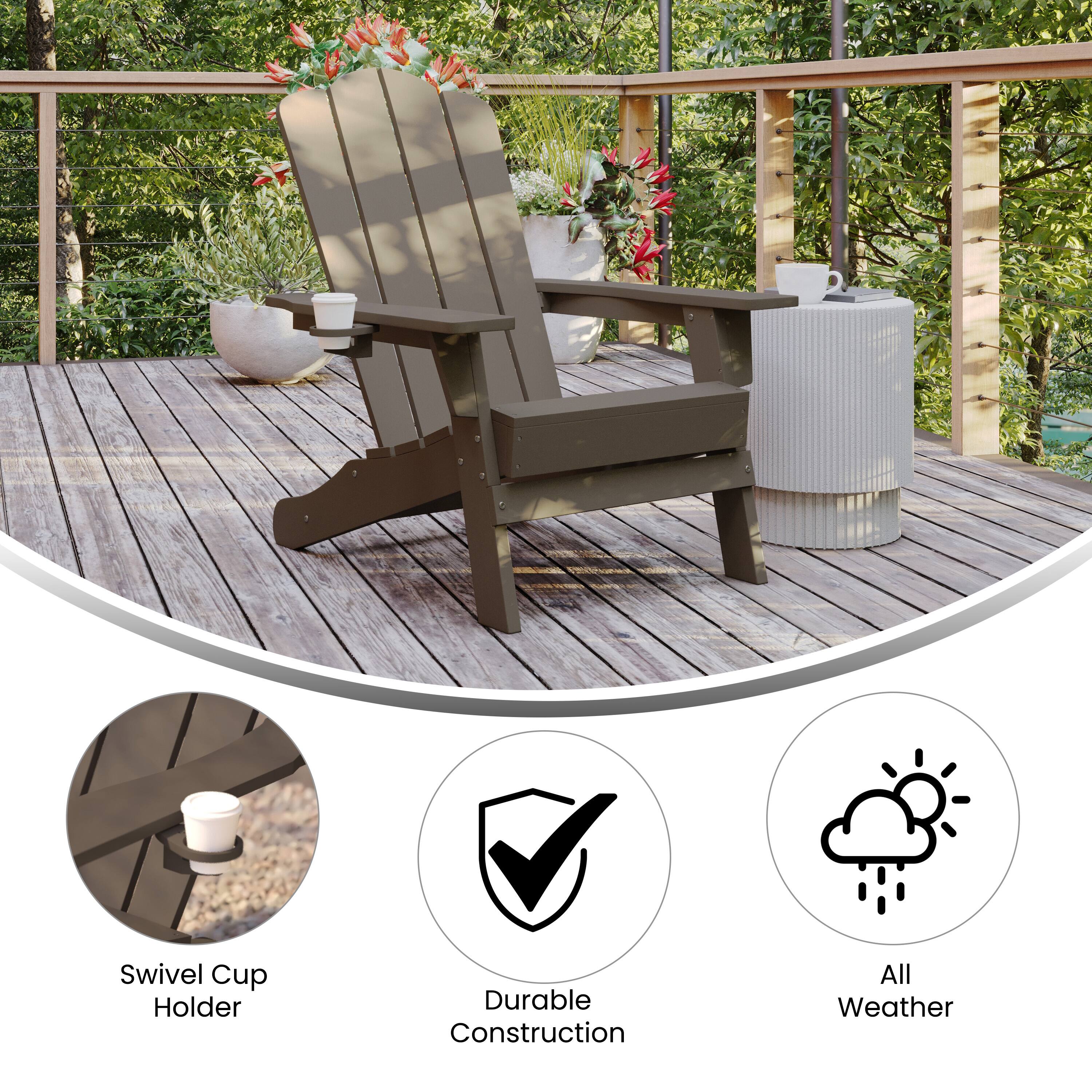 Swivel Cup Holder  
Durable Construction  
All Weather