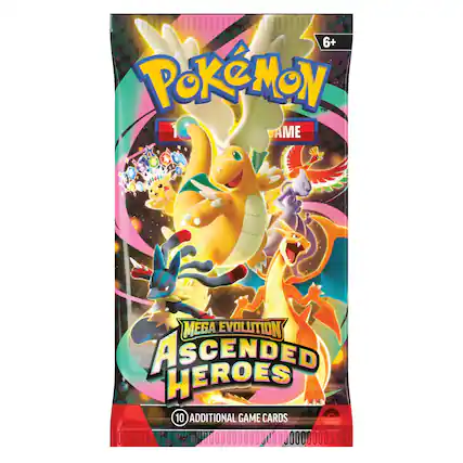 6+ Pokémon™ Game Mega Evolution Ascended Heroes 10 Additional Game Cards CM00000000000000000000000000