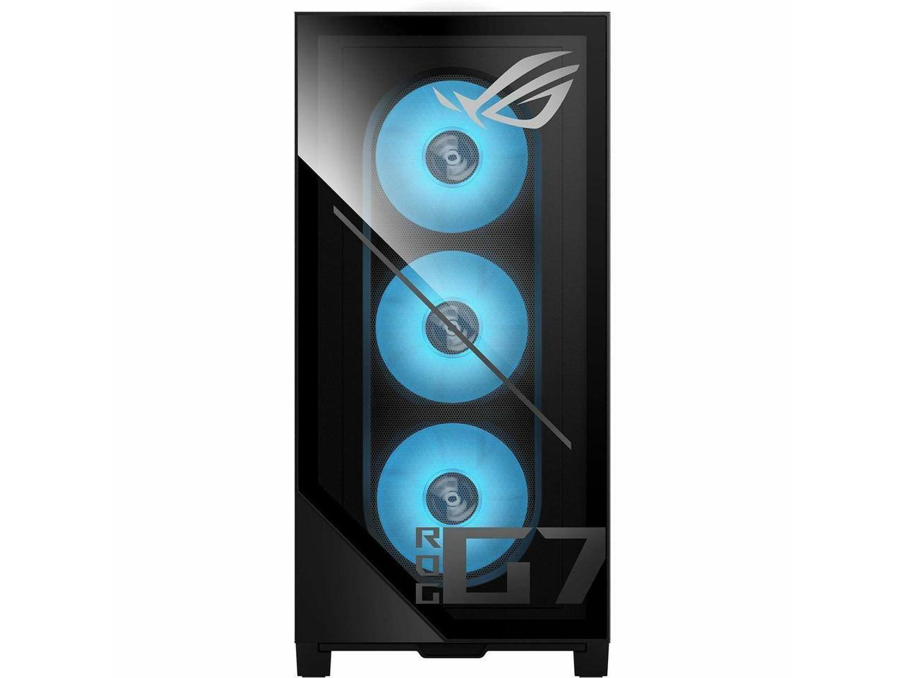 Alt View 8. ASUS - Asus ROG GM700TZ-PB564 - Ryzen 5 8400F, 16GB, 1TB NVMe SSD, RX 9060 XT 16GB, Windows 11 - Black.