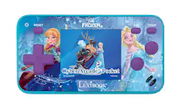 Lexibook - Disney Frozen Cyber Arcade Pocket Handheld Console with 150 Games