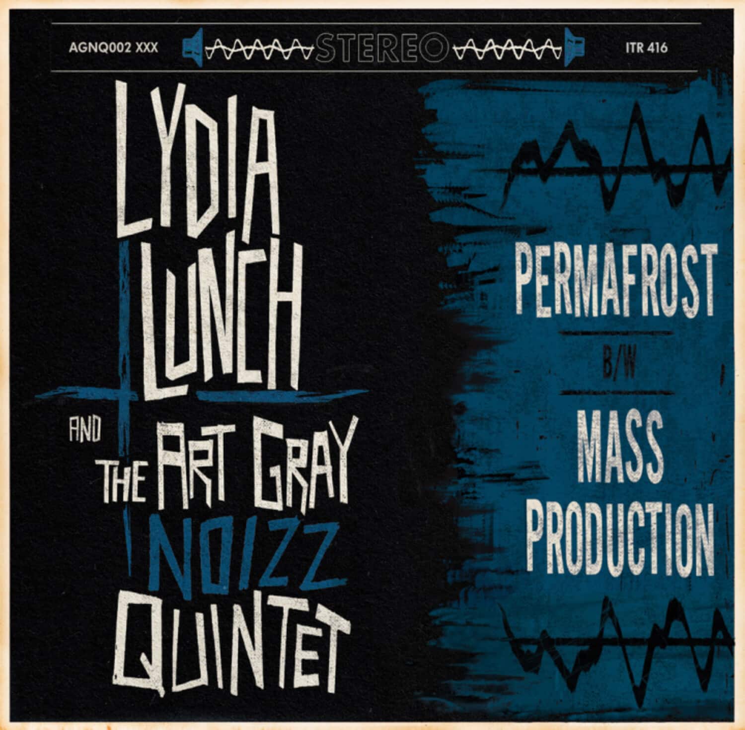 Lydia Lunch - Permafrost B/w Mass Production   - VINYL LP